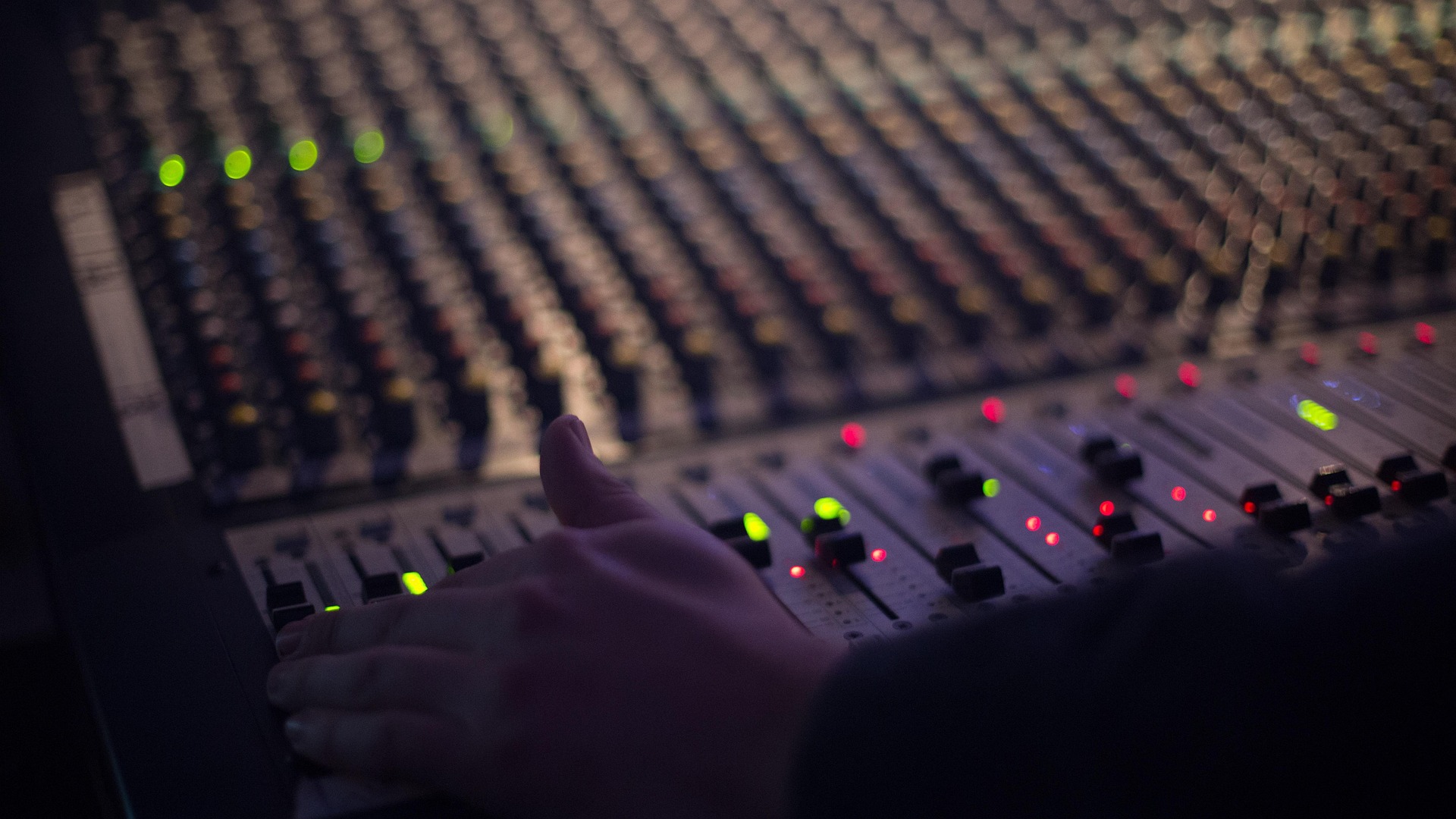 Image by Pexels from Pixabay - Professional audio mixing console